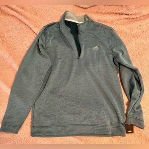 Adidas Men’s Artic Night (blue) 1/4 Zip Lightweight Jacket. Lg. NWT